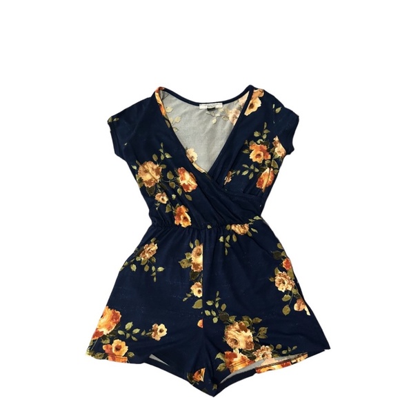 Floral Romper - Picture 1 of 2